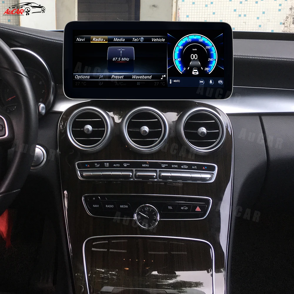 

AuCar 10.25/12.3"Android 13 Car Radio DVD Player Head Unit Stereo Carplay Screen GPS Navi For Mercedes-Benz C-GLC-Class NTG 5.0