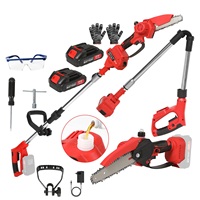2 in 1 Telescoping Pole Electric Chainsaw High Branch Saw Garden Pruning Power Tool For Makita 18V Battery Pin