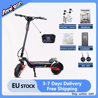 EU new Arwibon GT06Plus dual drive adult electric folding scooter 2400W 52V 23.4Ah Top speed 60KM, EU depot,factory direct sales