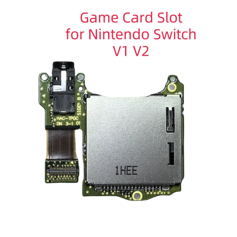 

1Pcs For Nintendo Switch Audio Game Cartridge Micro SD Card Reader For Switch V1 V2 Game Card Slot Socket Headphone Board