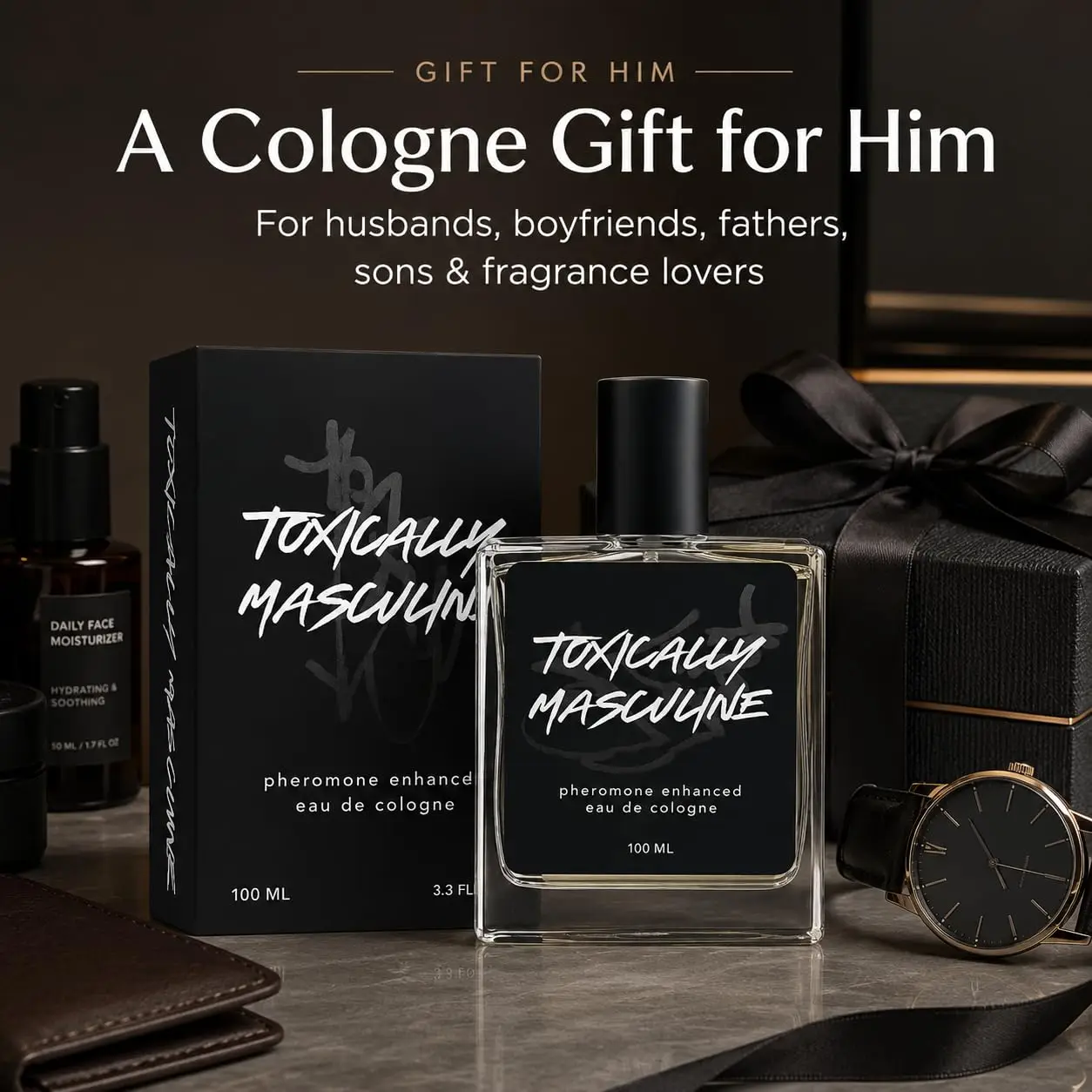 Toxically Masculine Cologne Infused Eau de Cologne for Men, 100 ml / 3.4 Fl Oz Spray, Classic Cologne Scent Masculine Fragrance, Long Lasting Men’s Cologne for Daily Wear, Night Out & Gifts for Him view 7