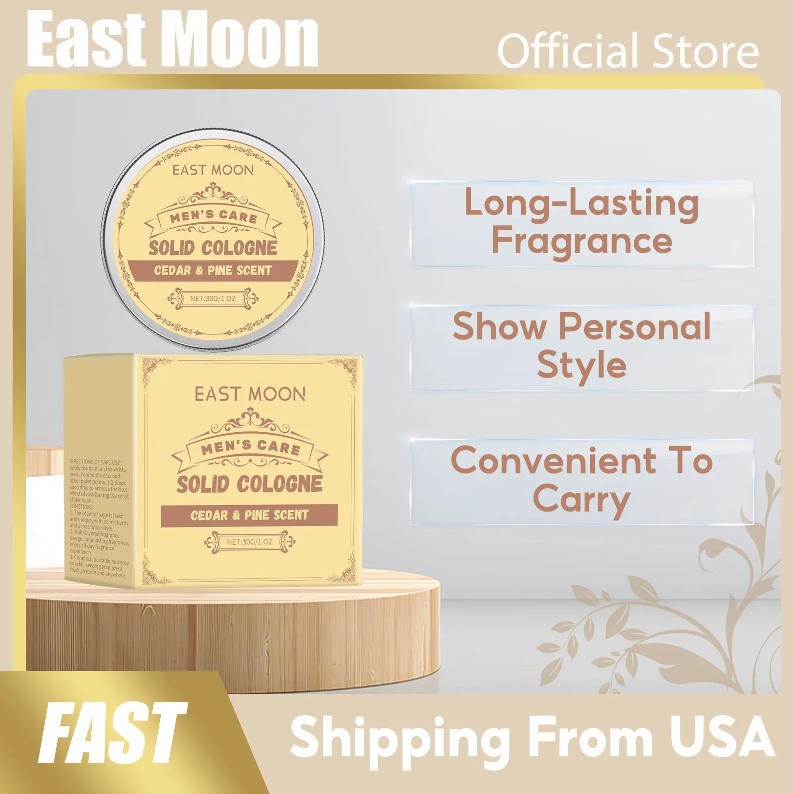 

Твердый бальзам из кедрового дерева, длительный освежающий легкий аромат, феромон для свиданий, привлекает женский и мужской портативный одеколон, твердые духи