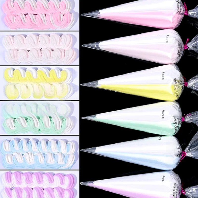 Colle à la crème fouettée pour bricolage, matériaux de coque de téléphone, simulation de faux décoden, colle à l'argile avec buse, bijoux exécutifs, 2 documents, 100g