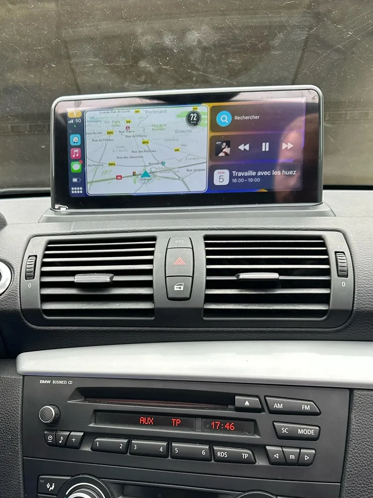 AUTOTOP 10.25 "Draadloze Carplay Android Auto Touchscreen Voor BMW 1 Serie E81 E82 E87 E88 2004-2013 CCC CIC iDrive Autoradio - afbeelding 2