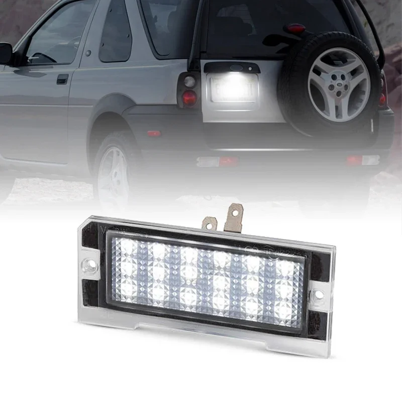 Éclairage de plaque d'immatriculation LED blanc pour Land Rover Freelander 1 1998 – 2006, 1 pièce