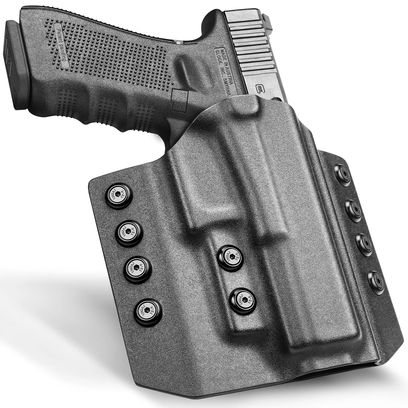 OWB Kydex Holsters for Glock 17/ Glock 19/ CZ P7 /CZ P09 / CZ 10C / Sig P320 / Sig P226 / S&W MP9 / Walther P99/ 1911/ H &K USP