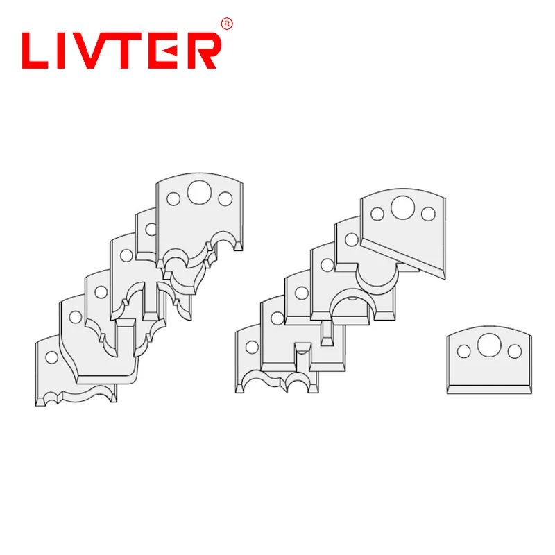 Livter 13pcs Multi Profile Cutter head sets