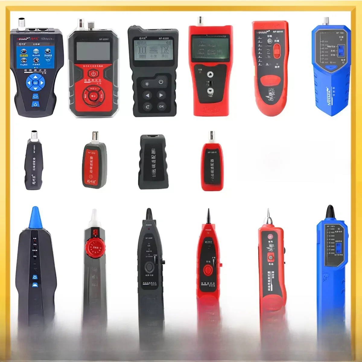 NOYAFA Akcesoria 8601S Tester długości kabla EMTTER 8209 WIREMAP 308 Lokalizator uszkodzeń przewodów ODBIORNIK 858 Akcesoria Narzędzia Hurtownia — zdjęcie 2