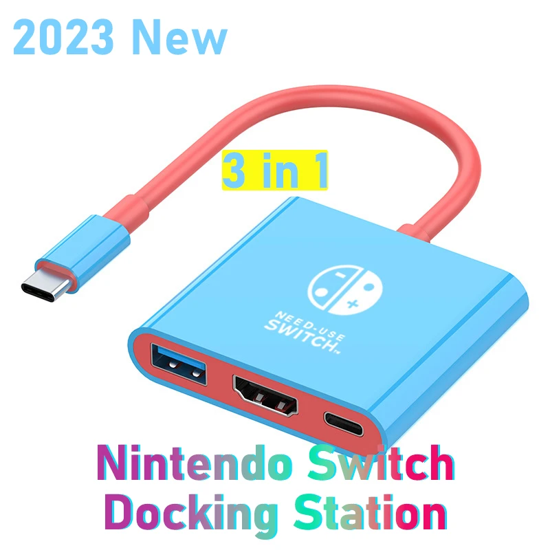 

2023 новый 3 в 1 портативный тип c к hdmi PD 4K 30 Гц концентратор usb-c док-станция HD для телефона Nintendo Switch Mac аксессуары для ноутбука