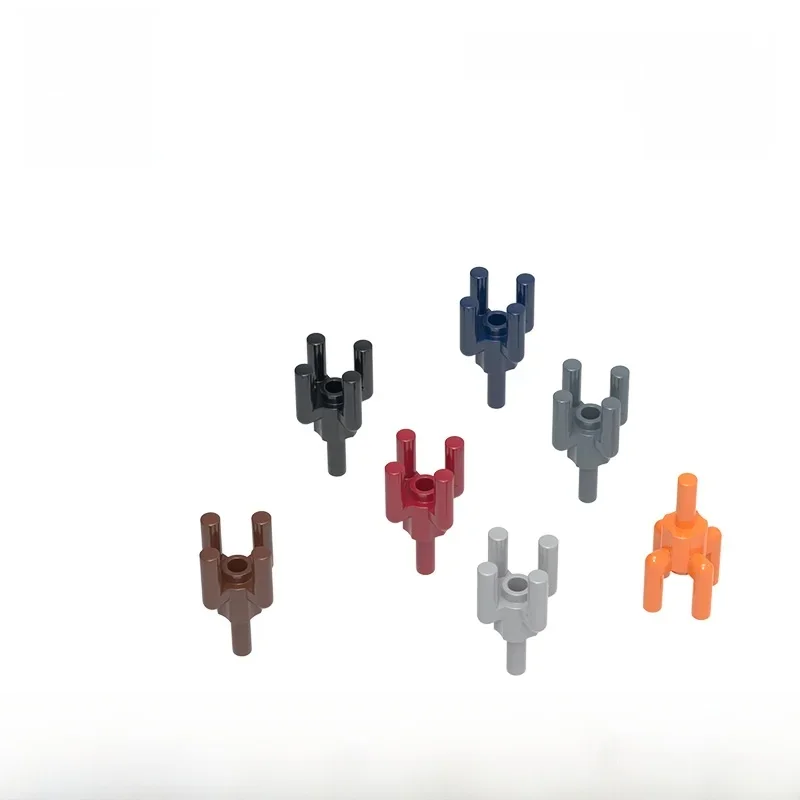 Wange 131 pièces/lot 2566 4 fourchettes blocs de construction MOC arbre pôle plante accessoires compatibles avec les briques enfants jouets boîte-cadeau