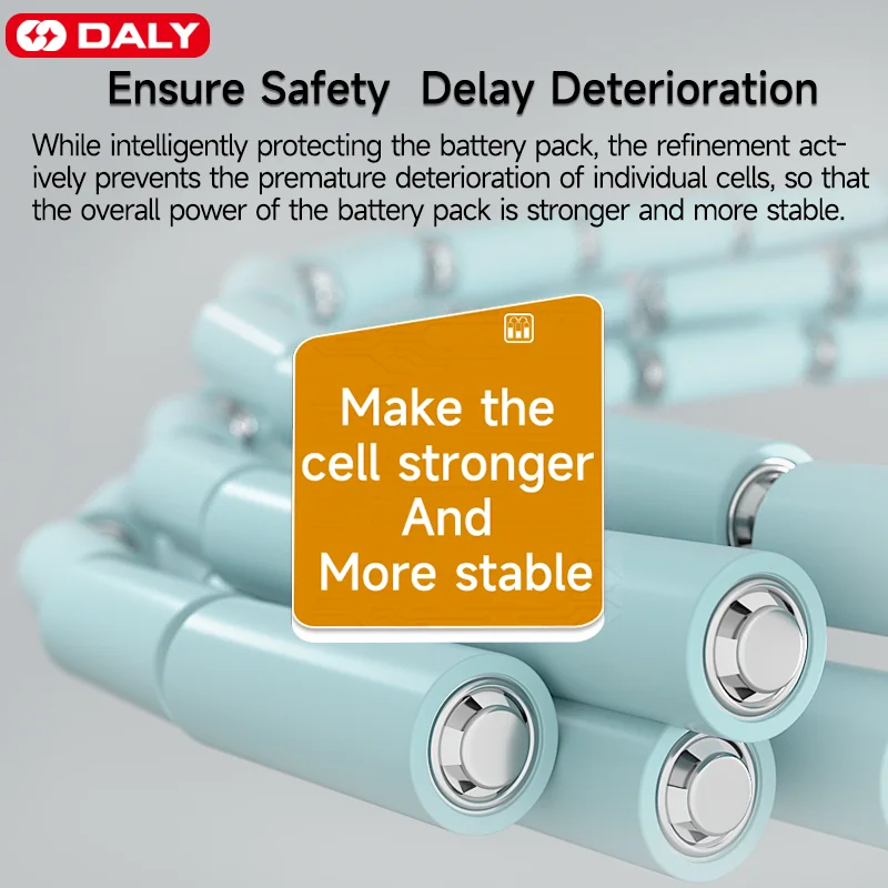 Daly-equilibrador activo inteligente BMS lifepo4 4s, 12v, 8S, 12S, 16S, 24S, 12V, 24V, 36V, 48V, 30A, 60A, 80A, 100A, 150A, 200A