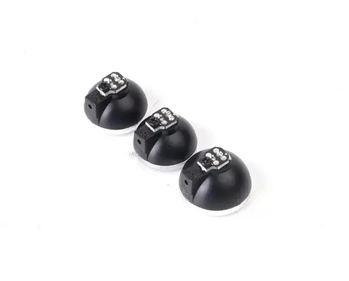 D1RC 1/10 Scale 18mm 3D round Simulated Roof Light Lamp Cover for D90 D110 Camel Cup RC Crawler Car Upgrade Part