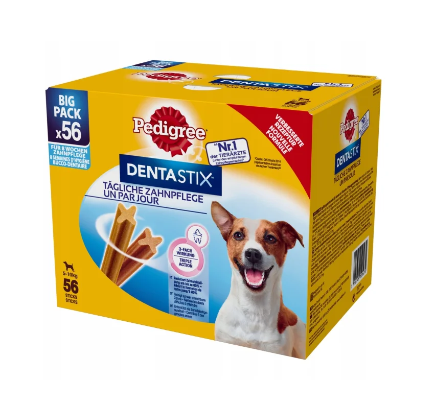 Pedigree Dentastix Pequeño paquete 56 (8x110g)