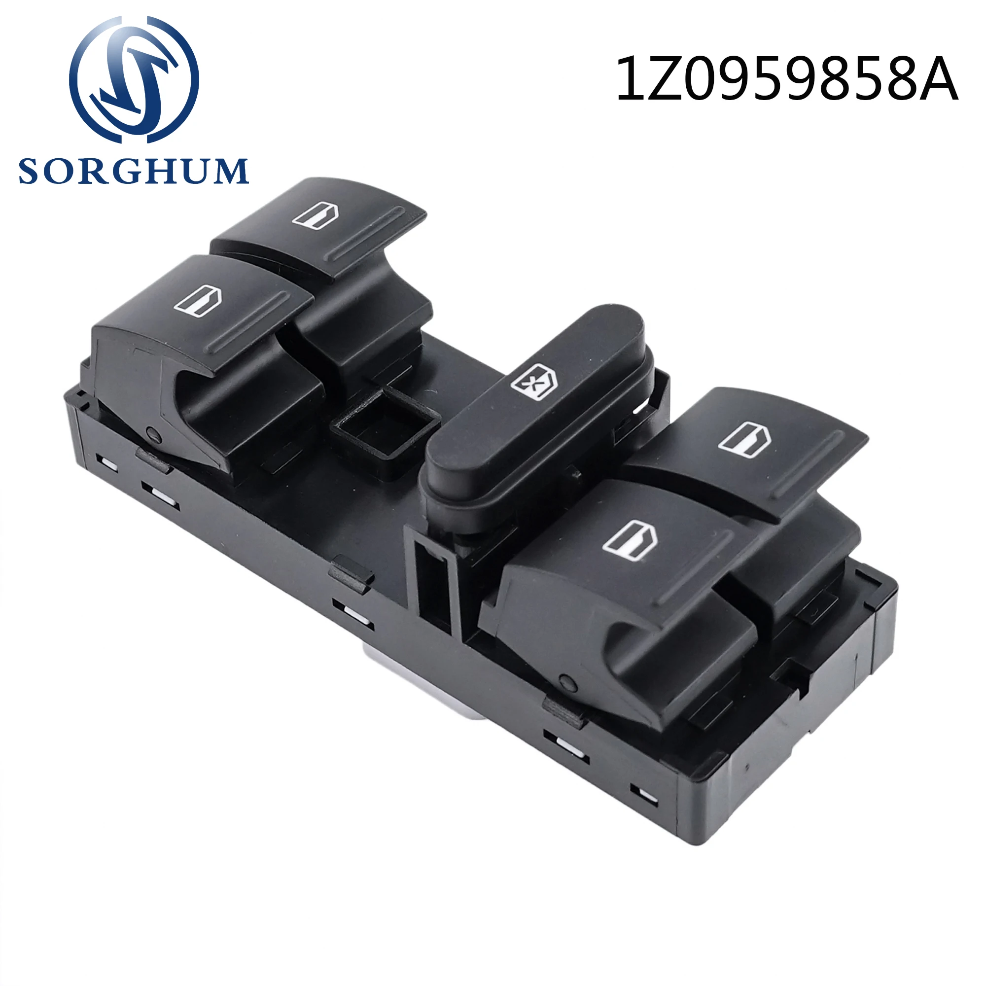 Sorghum 1Z0959858A 1Z0959857 1Z0959858 Power Window Switch Master Control For Volkswagen Golf Passat Jetta Skoda Octavia Seat