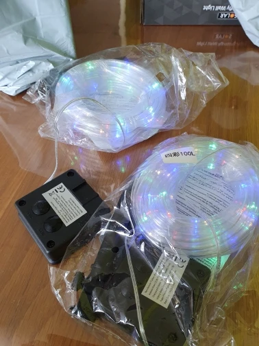 Guirlande solaire LED tube
