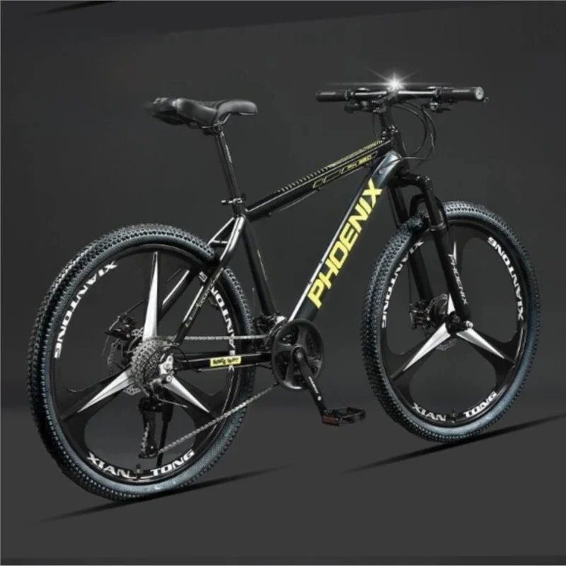 AliExpress smvp FJ High Carbon Steel Mountain Bike Card Dual Disc Brake Variable Speed Off-road Road Racing Shock Absorber Adult Commuting Bike