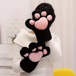 1Pair Cosplay Furry Paws Animal Claw Glove, Paw Mitts Winter, Furry Suits For Party Favors Adults Kids