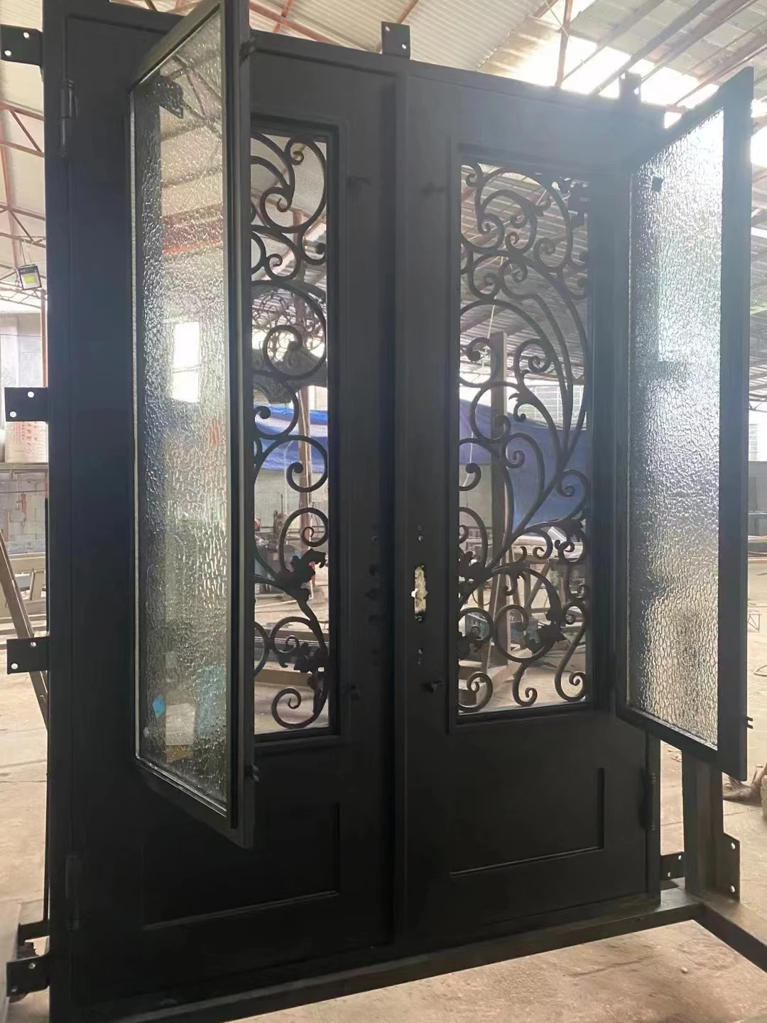 steel wrought iron door China