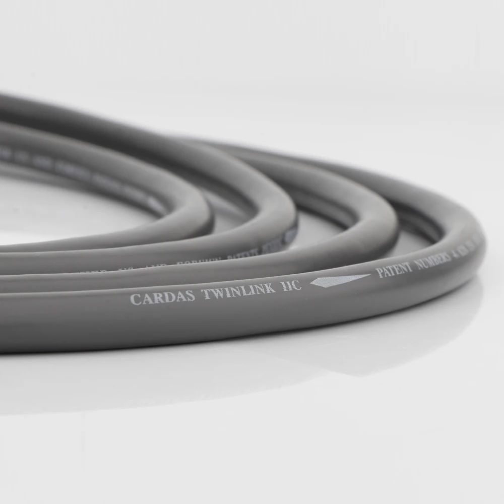 Oi-fim cardas twinlink iic 4n occ cobre áudio rca/xlr cabos com logotipo cardas latão banhado a ouro plugues