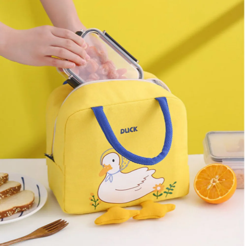 [ABC0155] duck bag warm and cold bag (printable) lunch bag camping bag sent on the day