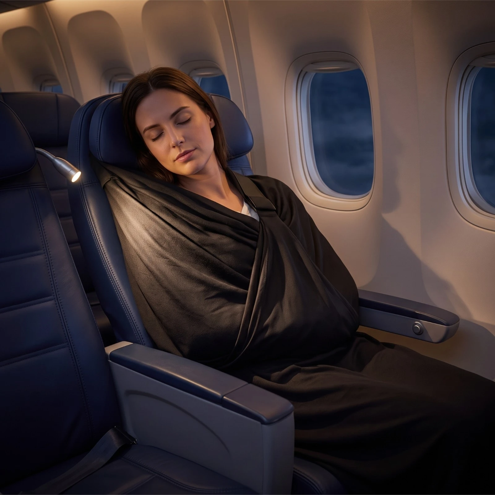 Lightweight Portable Shawl | Soft Polyester material, Cozy Low-Bulk Layer, shoulder cape Wrap, for Airplane