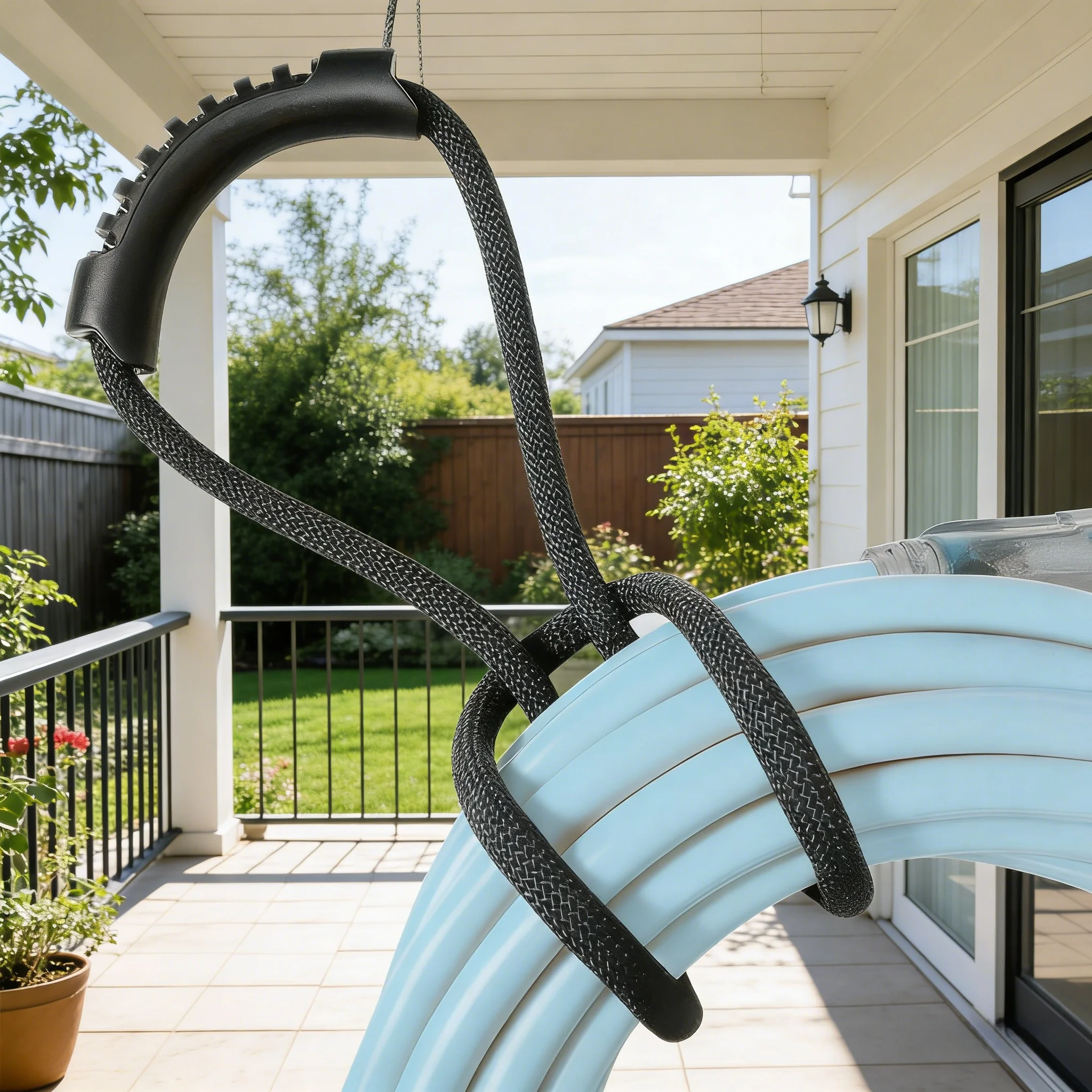 

1 Reusable Cable Tie Wrap Strap – Heavy-Duty Design with Buckle for Securing Tools, Gear, and Outdoor Equipment