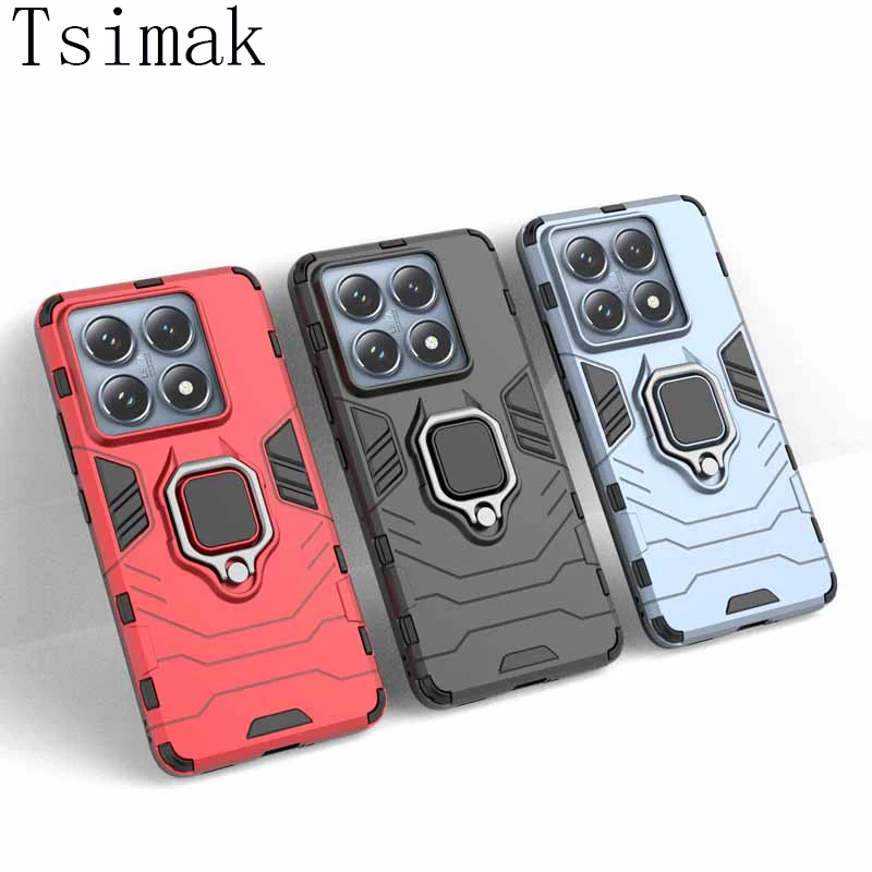 Fundas For Xiaomi 14T Pro Mi 14T Mi14T 14TPro Case Magnetic Protect Holder Back Coque for Redmi 14C POCO C75 C 75 Phone Cover