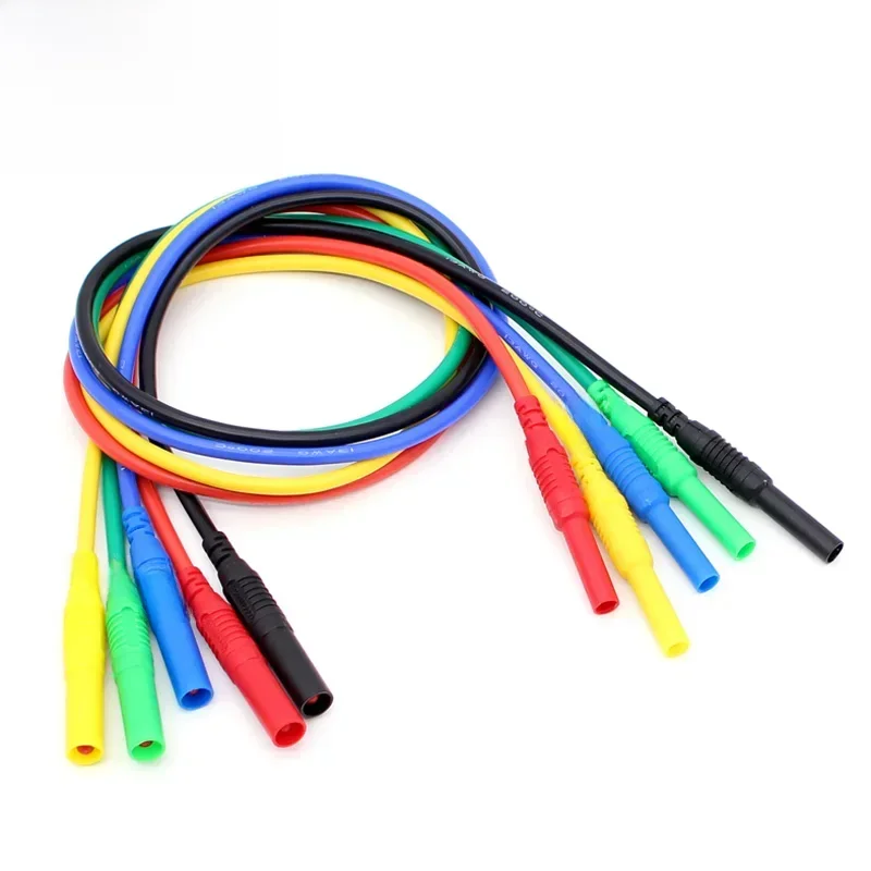 TL652 wysokiej jakości 13AWG elastyczne silikonowe przedłużacze przewody pomiarowe 4mm męski wtyczka bananowa do gniazda żeńskiego — zdjęcie 2