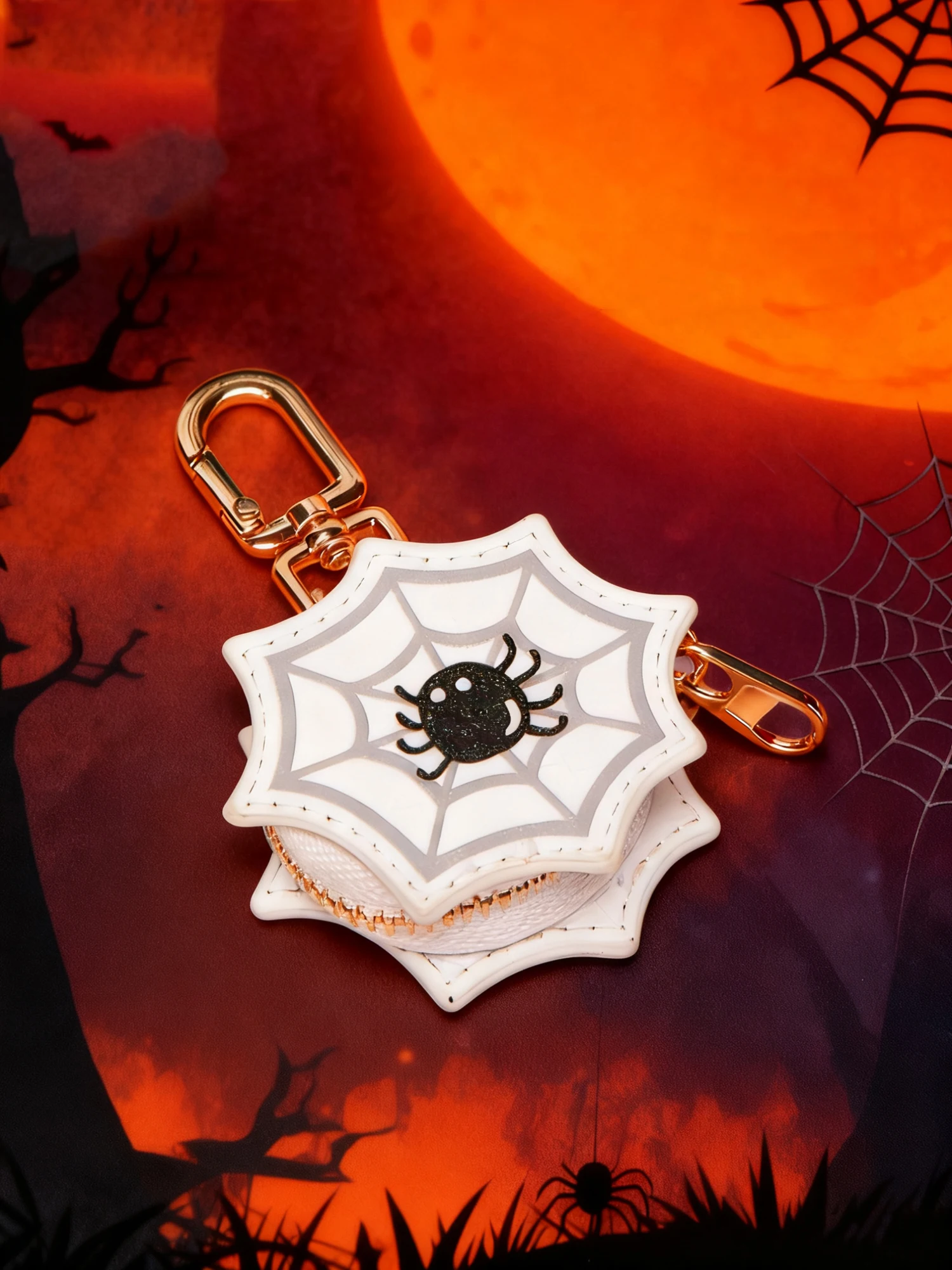 Halloween Coin Purse Fashion Personality Little Pumpkin Pendant Keychain Cute Mini Bag Accessories Send Girls Halloween Gifts image 4