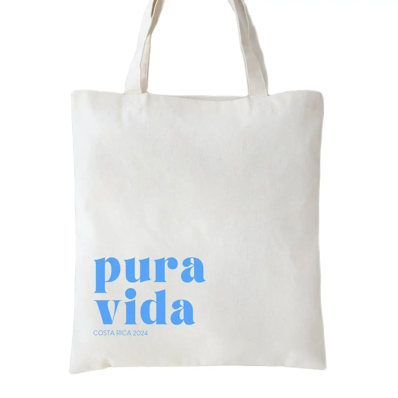 Pura Vida Tote - Costa Rica Wedding Favors - Pura Vida Bags - Destination Wedding Totes - Custom Wedding Totes - Tropical Weddin