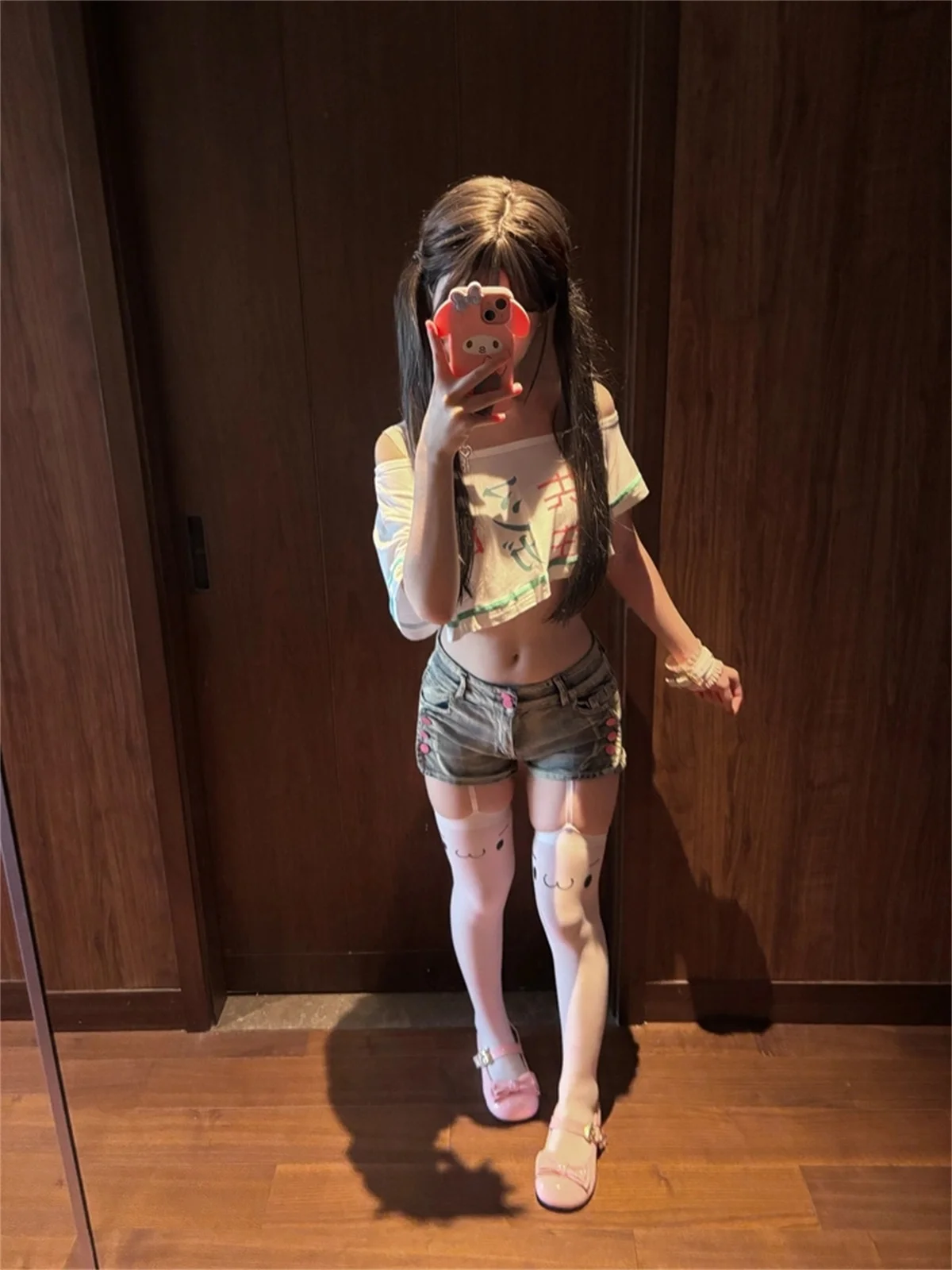 أنيمي Eromanga Sensei تي شيرت + شورت + جوارب ساجيري إيزومي تأثيري ازياء الصيف قصيرة الأكمام المحاصيل القمم أنيمي فتاة تي شيرت #5