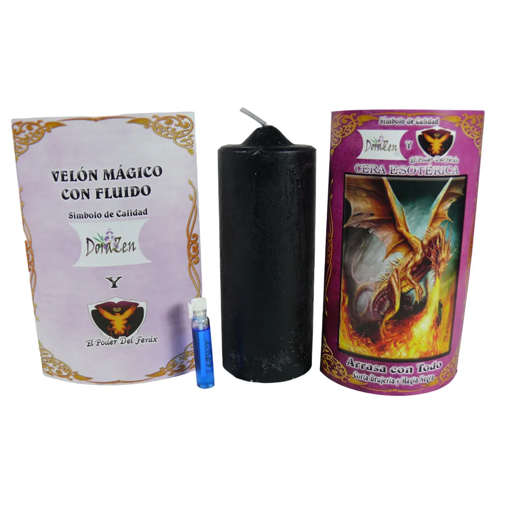 DoraZen magic candle sweeps away with all-powerful ritual to cut witchcraft and black magic esoteric candle