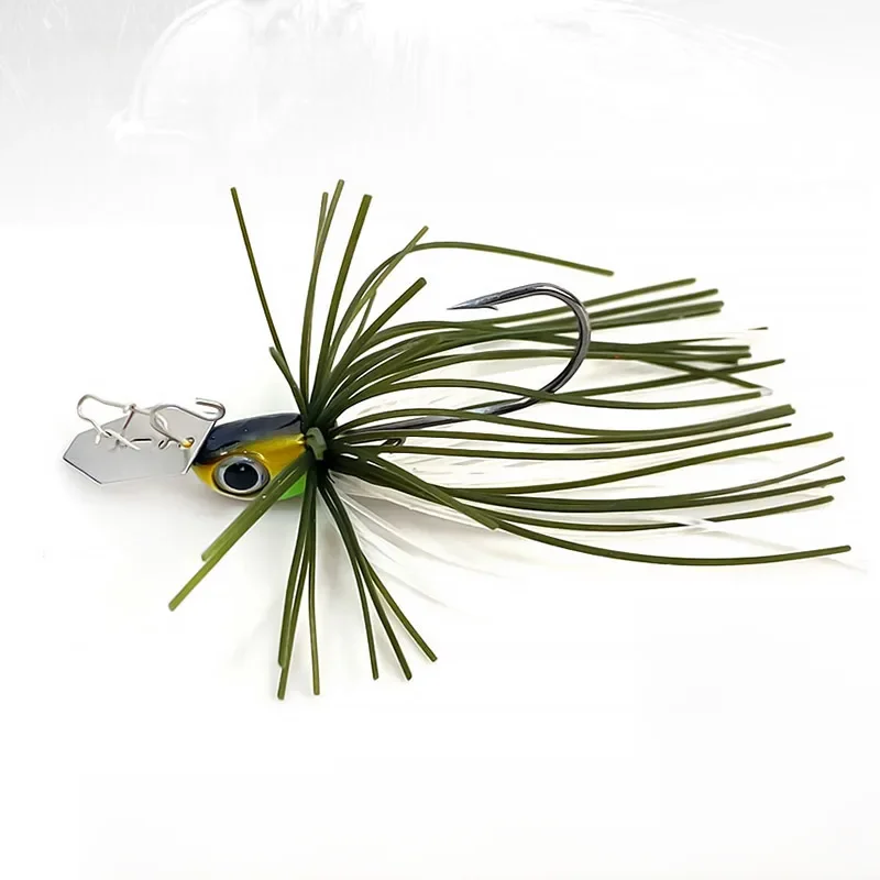 Bazooka Draht Köder Spinnerbait Angeln Köder Set Spinner Metall Haken Löffel Wobbler Künstliche Bass Pailletten Hecht Karpfen Eis Winter