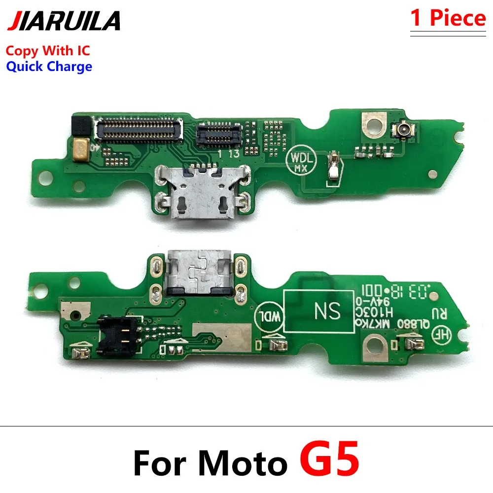 10Pcs/Lot, Dock Connector Micro USB Charger Charging Port Flex Cable Microphone Board For Moto G4 G5 G9 G8 G7 G6 Play Plus Power