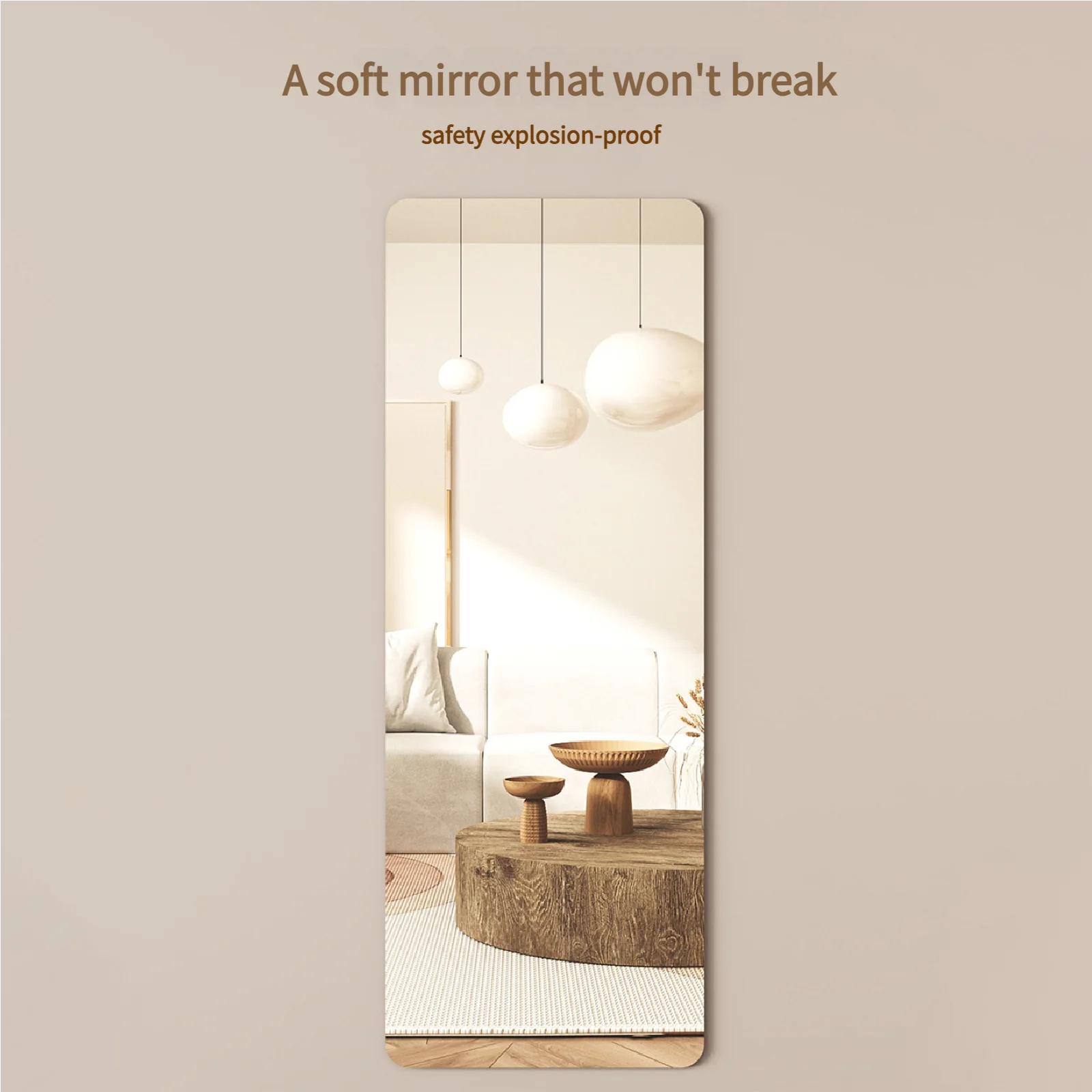 

Acrylic Soft Mirror Adhesive Dressing Mirror Full Body Self Adhesive Wall Home Fitting Mirror Bedroom Mirror Lens Wall Sticker