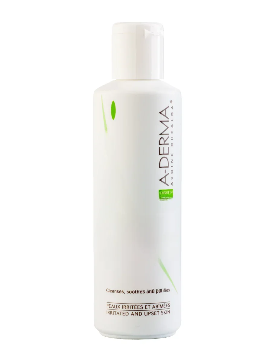 A-Dermalour Plus Cleanser Gel, Higiene para Pele Frágil e Irritada para Bebês e Adultos, 250 ml