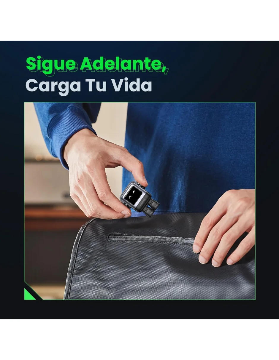 Ugreen Nexode 65W Type C شاحن Ganrobot سريع الشحن باللون الأسود #2