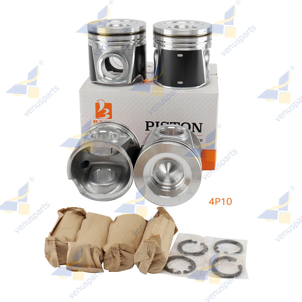 

4P10 Pistons Kit 4-cylinder For Mitsubishi Overhaul Rebuild Kit Engine Parts