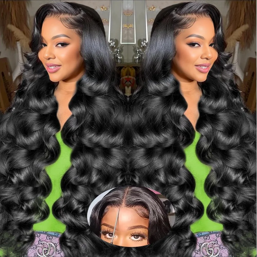 Body Wave Wear And Go 100% Human Hair Wig Pre Plucked Ready To Wear For Women Precut 13x6 Hd Lace Front Wigs On clearance Sale