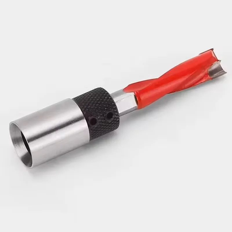 10Pcs Woodworking Single Spindle Row Line Drill Bit Chuck Clutch Socket
