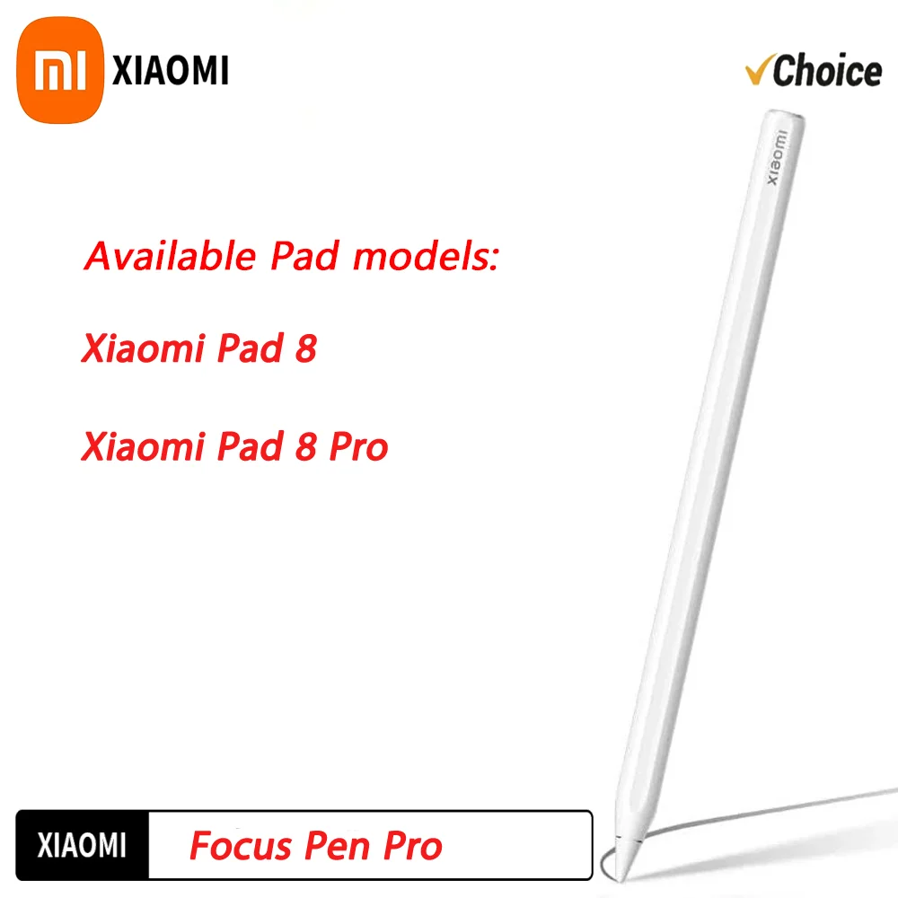 Original Xiaomi Focus Stylus Pen Pro For Xiaomi Pad 8 / 8 Pro Magnetic Drawing ﻿8192 Level Sense Low Latency Writing Pencil-CN