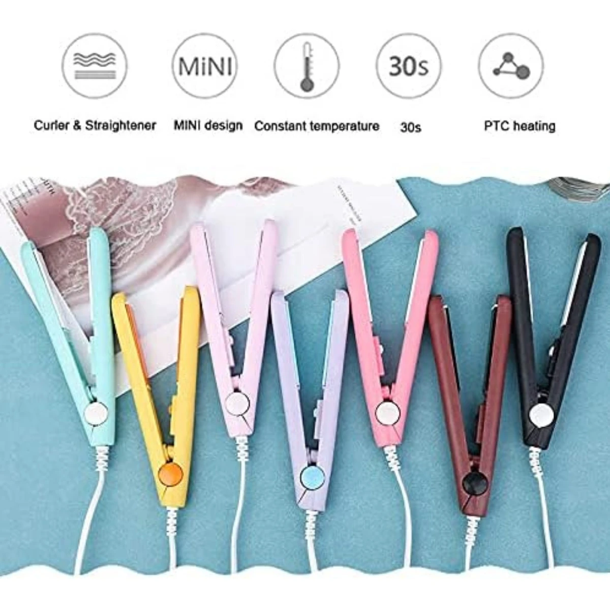 Mini-Föhrenbrett: Der perfekte Haarglätter für unterwegs