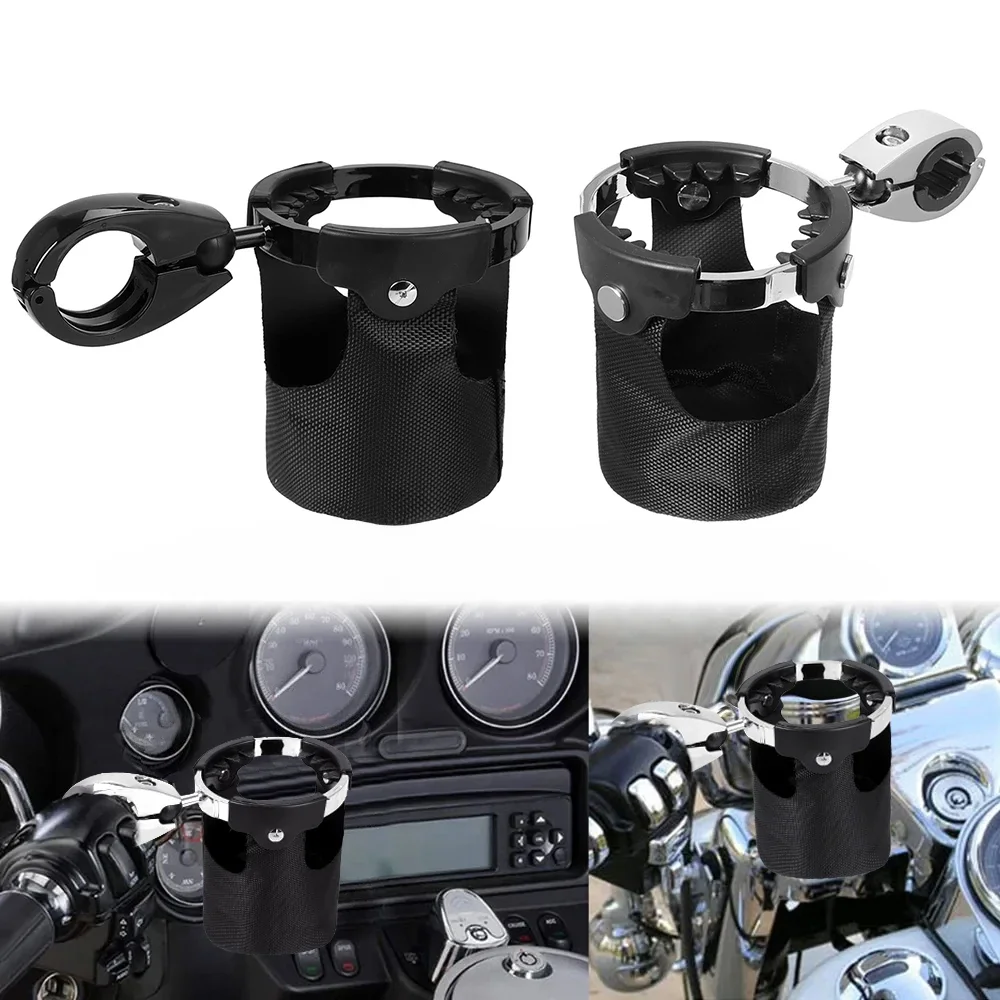 AliExpress JNYD Motorcycle Drink Cup Holder Water Beverage Support Cycling Handlebar Bottle Holder For Harley Sportster XL Dyna Touring Softail