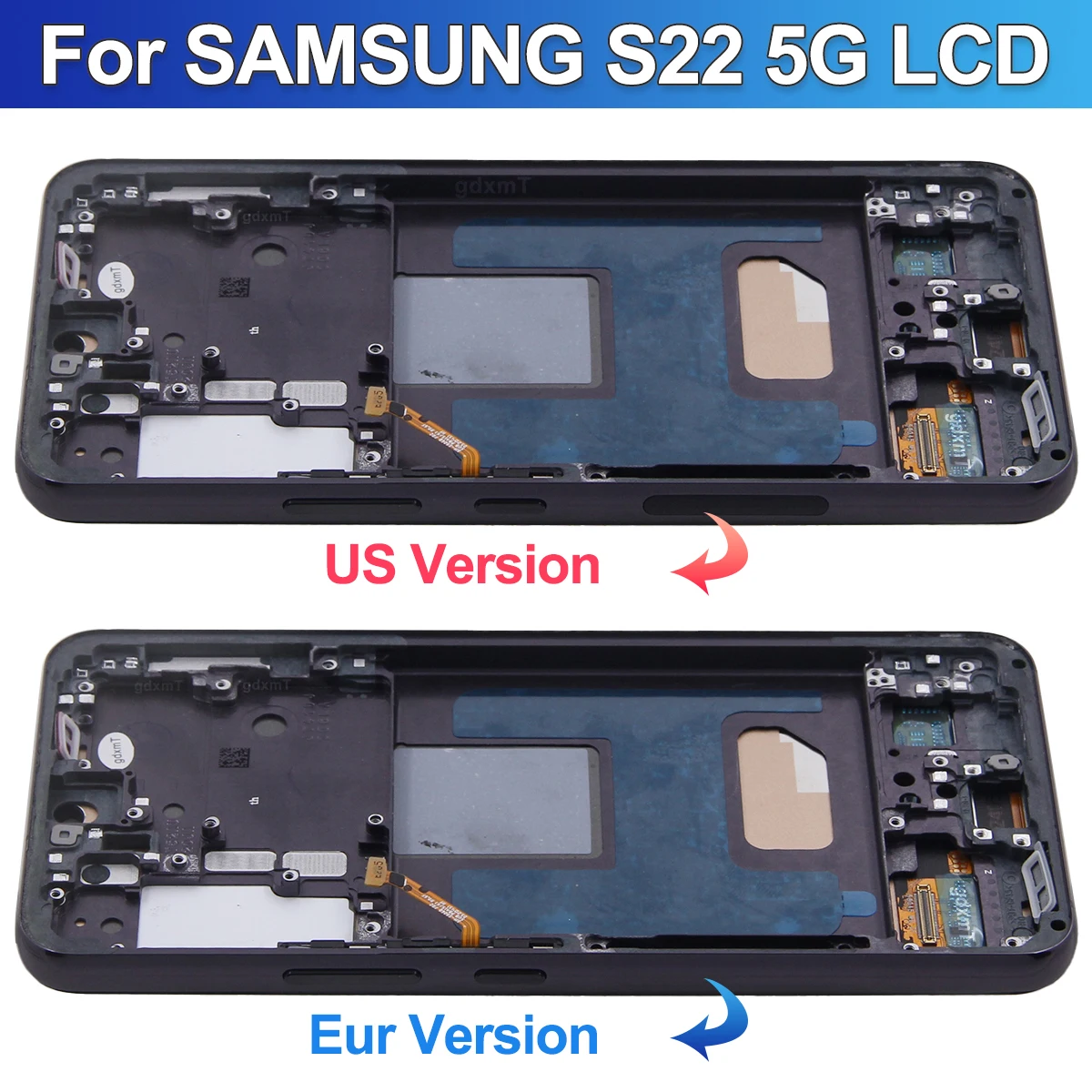 TFT S22 5G Display Screen Assembly for Samsung Galaxy S22 S901B S901B/DS Lcd Display Digital Touch Screen with Frame Replacement