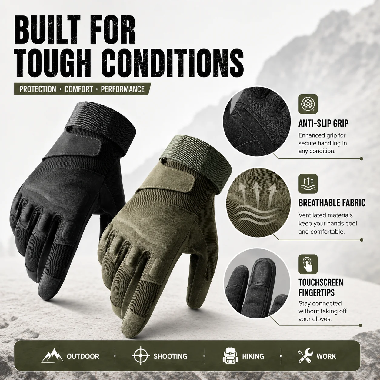 Thumbnail 4 - #1 Latest Tactical Outdoor Gloves Offers