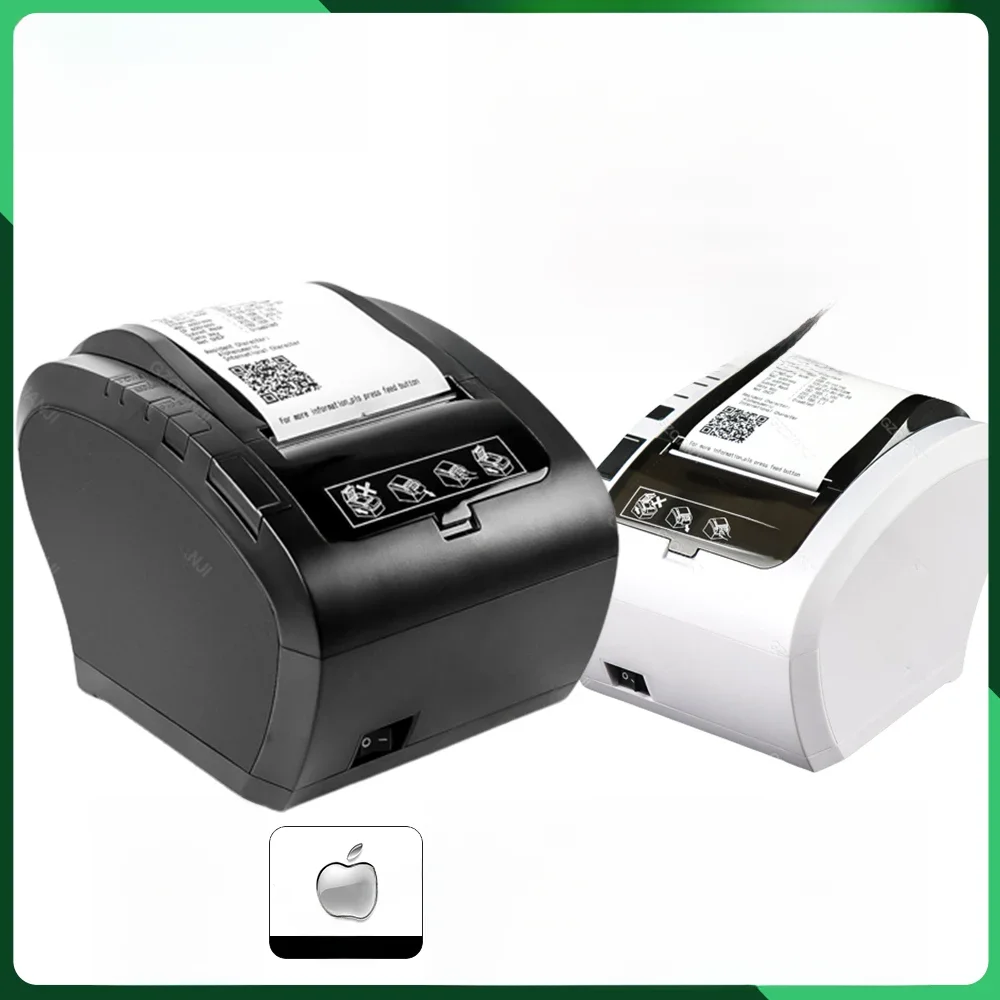 80mm termiczna drukarka paragonów praca z systemem Windows USB Seri Wifi Bluetooth Port Bill Maker kuchnia Pos Desktop Auto — zdjęcie produktu 7