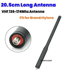 Antenna lunga 20.5cm Antenna VHF 136-174Mhz per Hytera HYT PD700 PD700G PD705 PD780 PD780G PD980 PD985 PD70X PD78X Radio bidirezionale