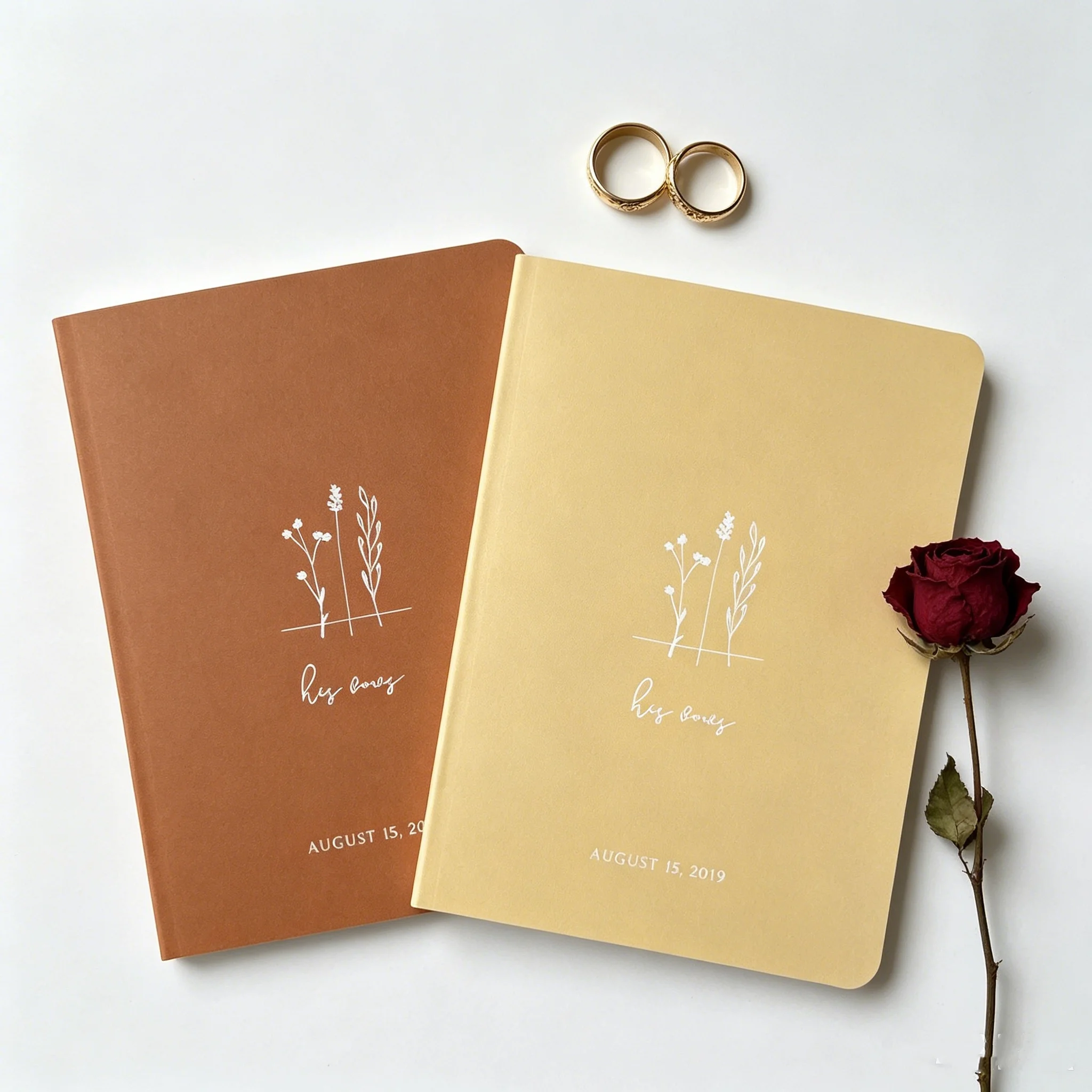カスタマイズされた結婚誓約の記念品。-結婚式の誓いの証としての贈り物。-新郎新婦の誓い