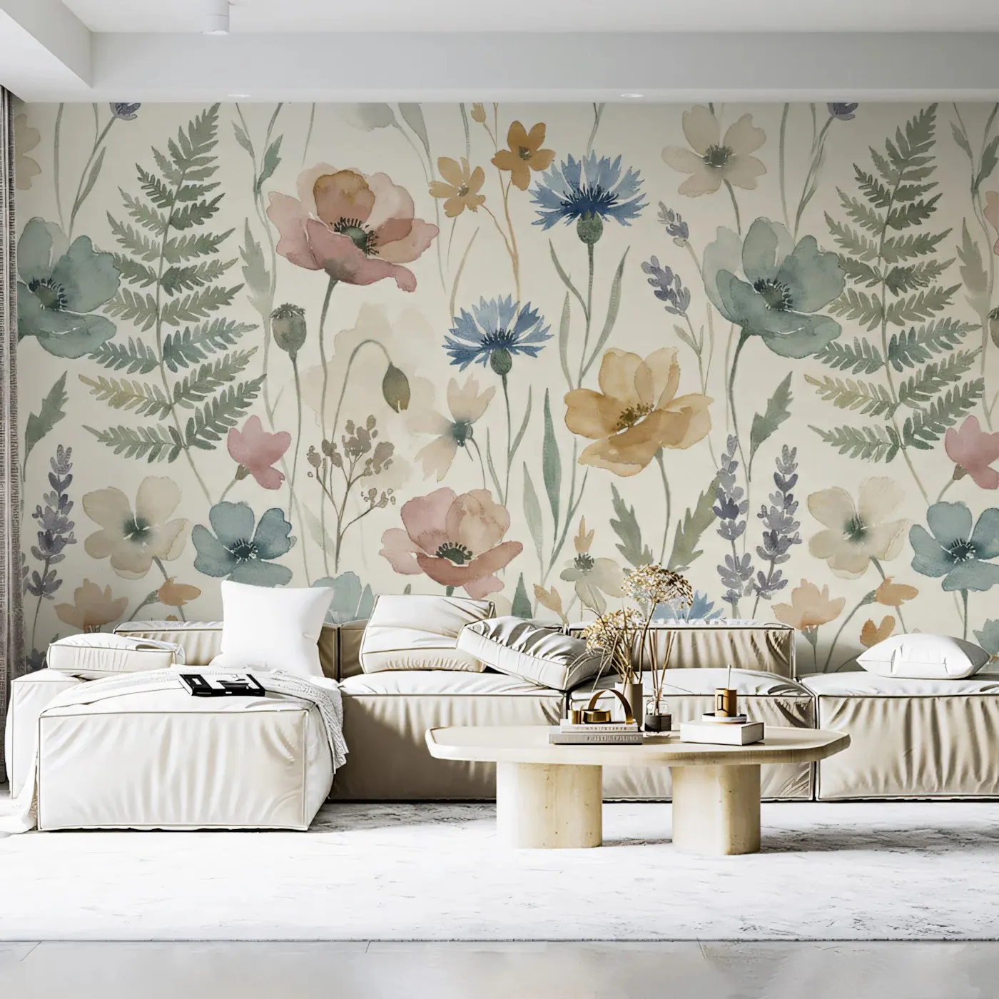 Floral Wallpaper Vintage for Wall Decor