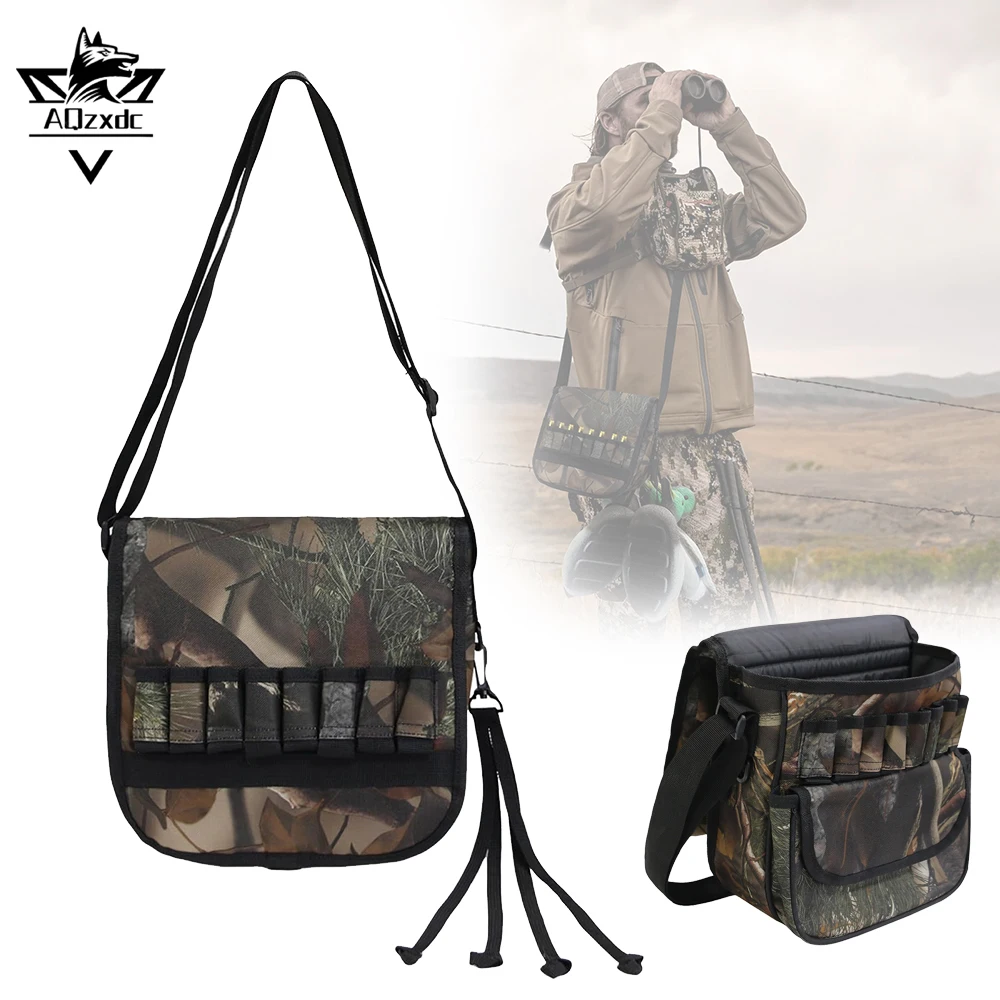

Tactical Single-Shoulder Duck Hunting Bag 16-Hole Camouflage Bullet Storage Pack Pouch for Outdoor Activities Hunting Shooting